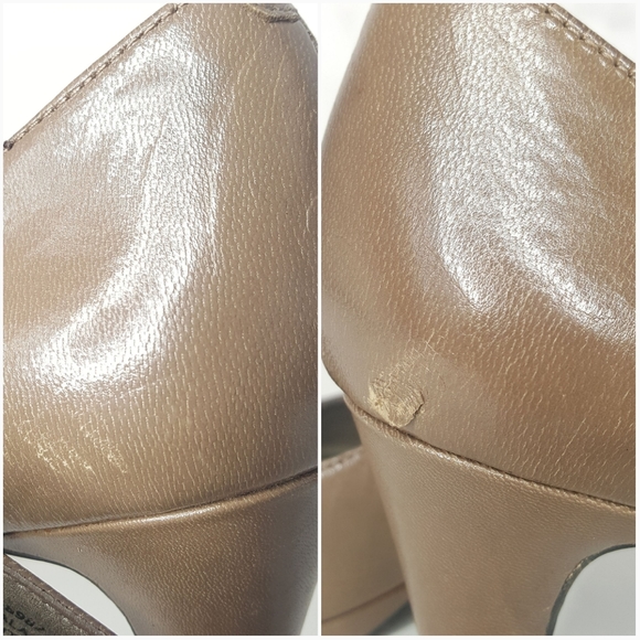 Naturalizer Taupe High Heel Neutral Shoe Beige 8.5 - Picture 8 of 10